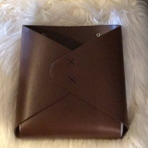Leather Magazine Pouch